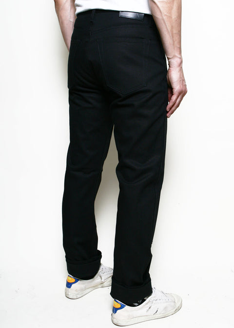Double Knee Strider // Black Canvas