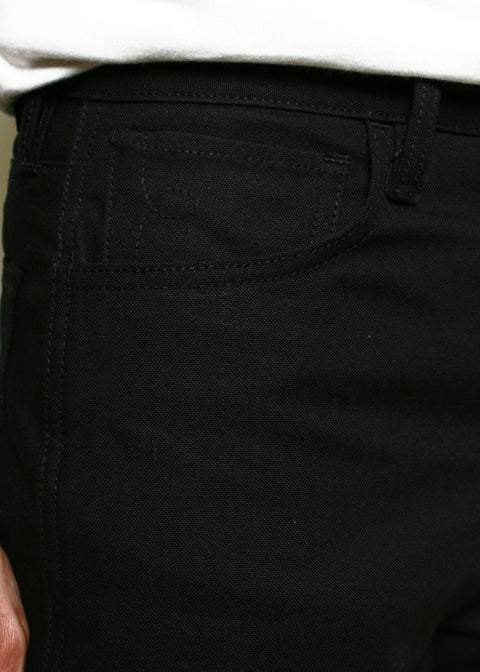 Double Knee Strider // Black Canvas