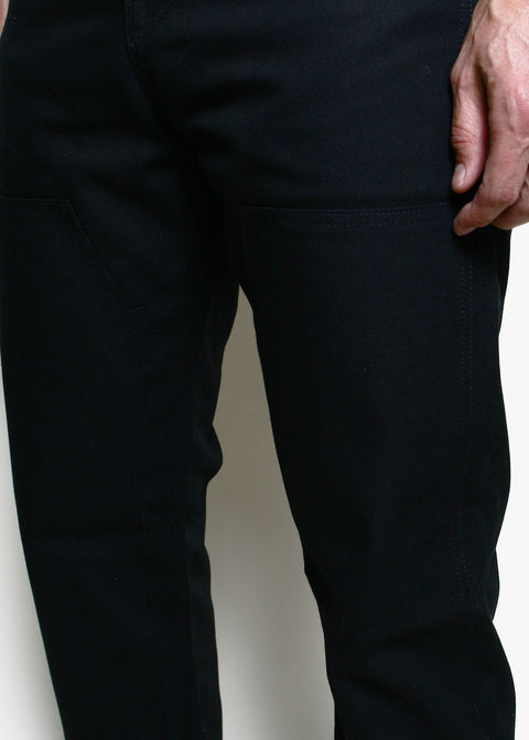 Double Knee Strider // Black Canvas