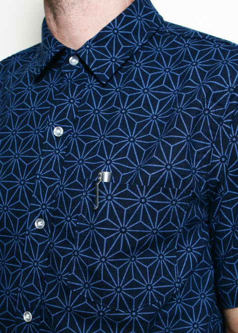 Oxford Shirt // Indigo Asanoha
