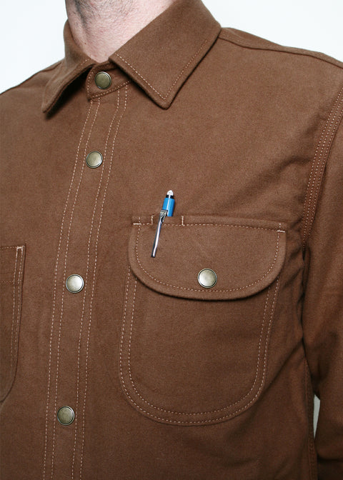 Service Shirt // Copper Flannel