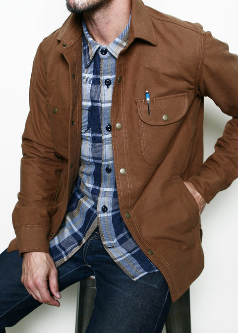 Service Shirt // Copper Flannel