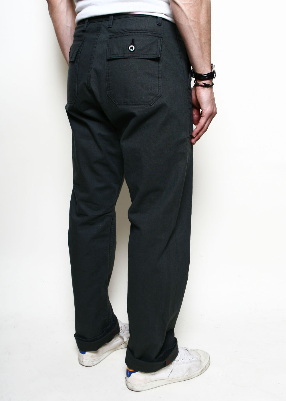 Fatigue Pants // Dyed Canvas Ash – Rogue Territory