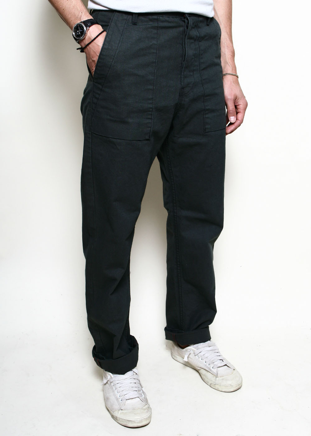 Fatigue Pants // Dyed Canvas Ash – Rogue Territory