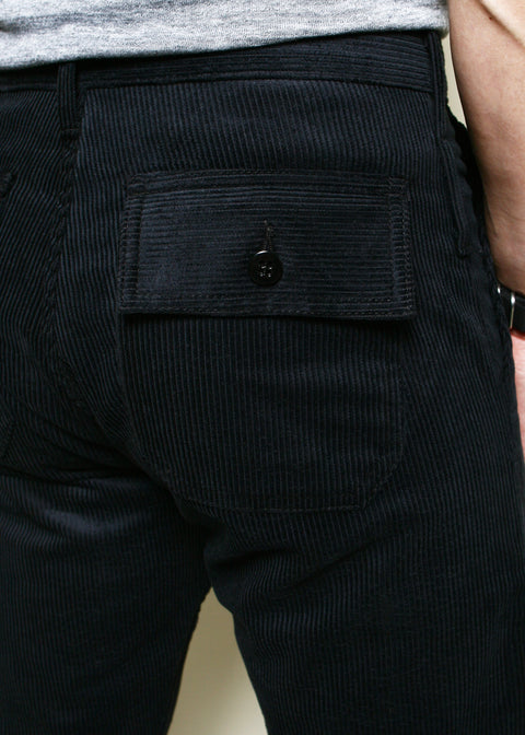  Fatigue Pants // Black Corduroy