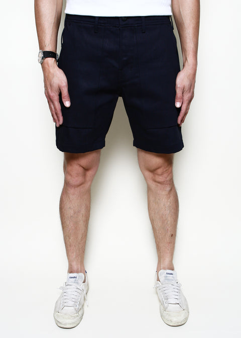 Fatigue Shorts // Indigo x Black Denim