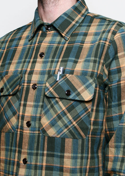 Field Shirt // Forest Slub Plaid