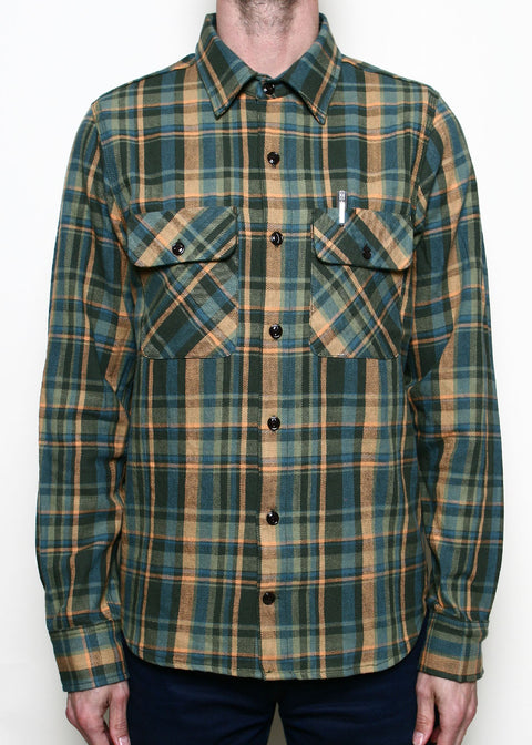 Field Shirt // Forest Slub Plaid