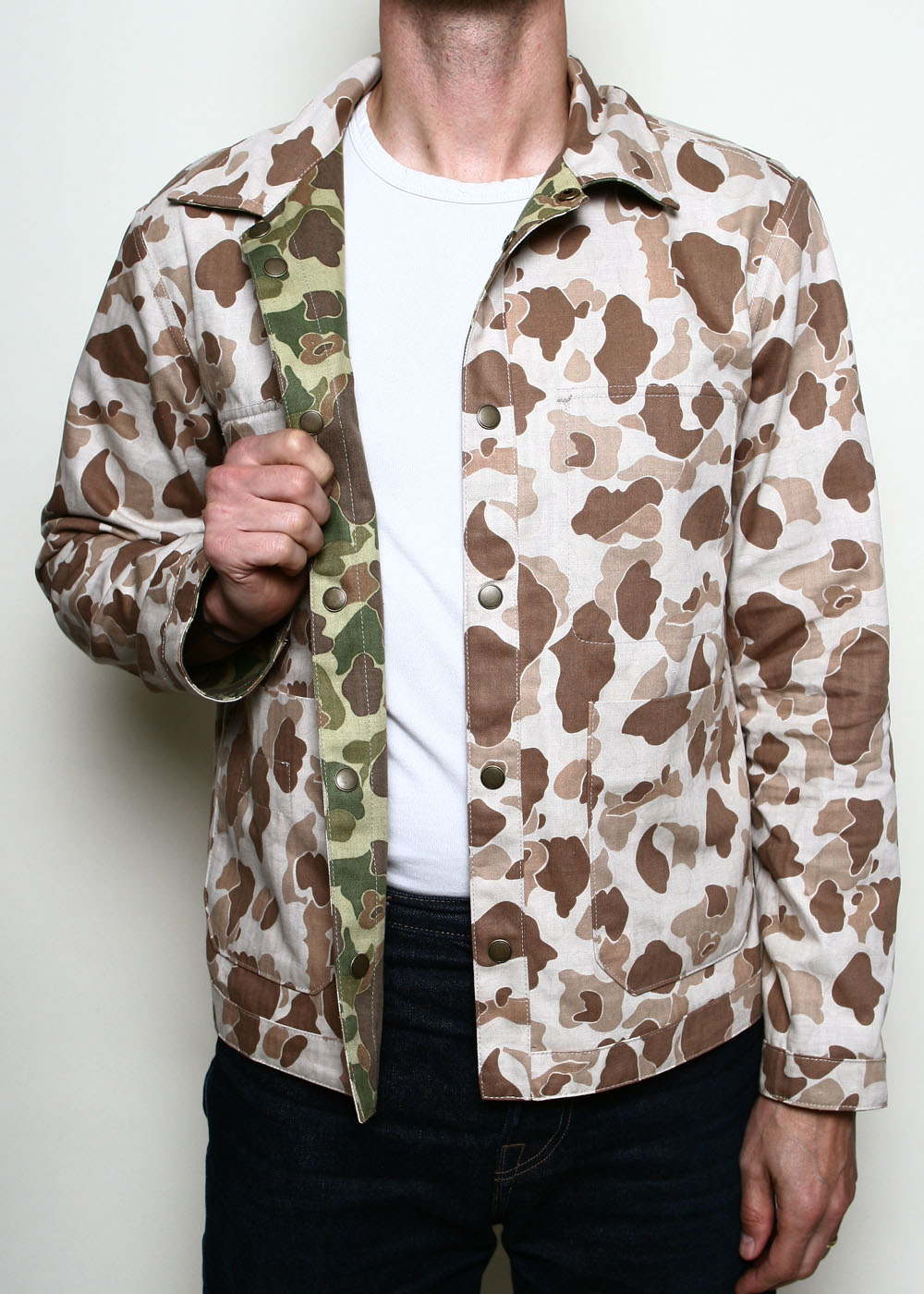 Field Jacket // Reversible Frog Camo – Rogue Territory
