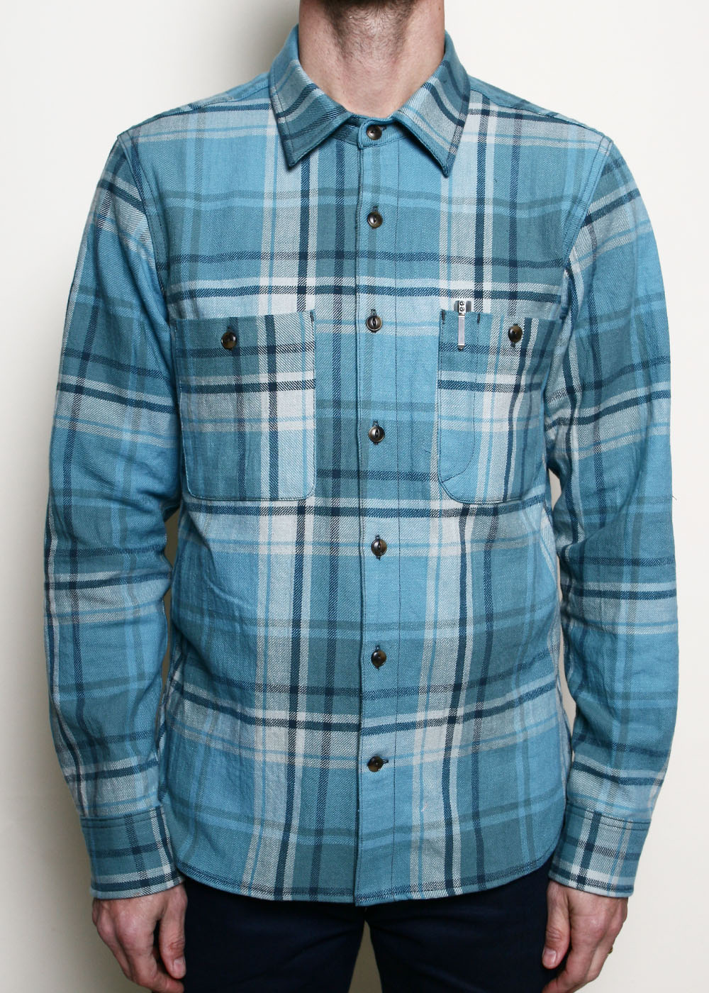 Field Shirt // Icy Blue Plaid – Rogue Territory