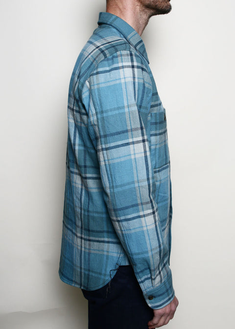 Field Shirt // Icy Blue Plaid