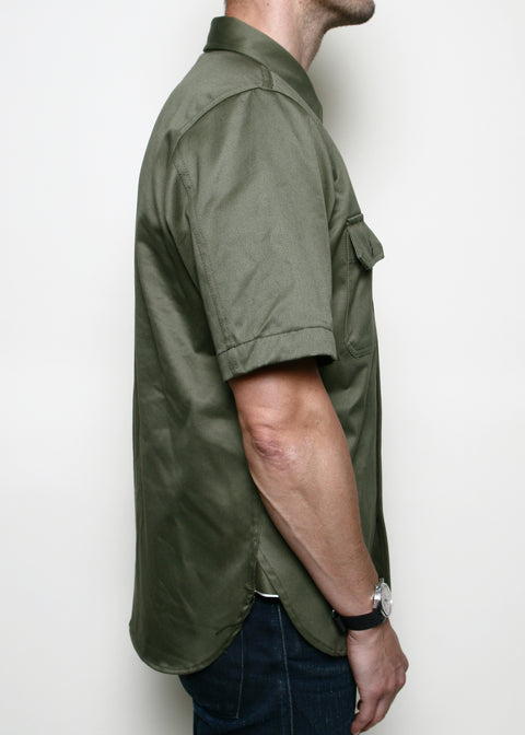 Field Shirt // Olive Selvedge Twill