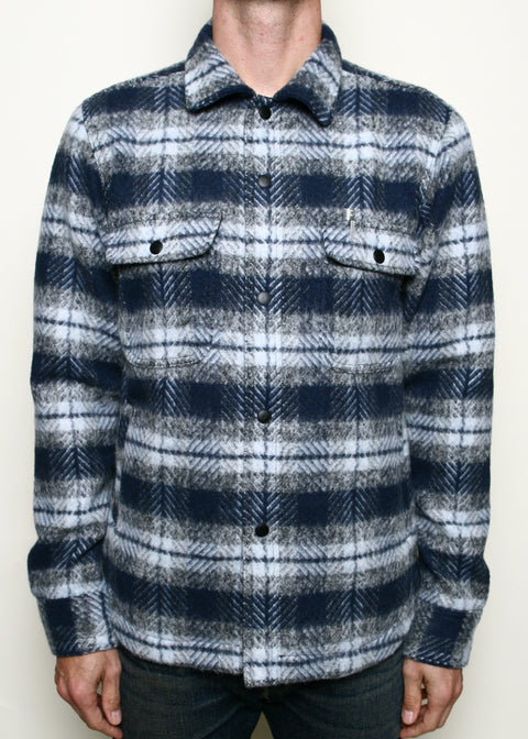 Field Jacket // Blue Wool Plaid