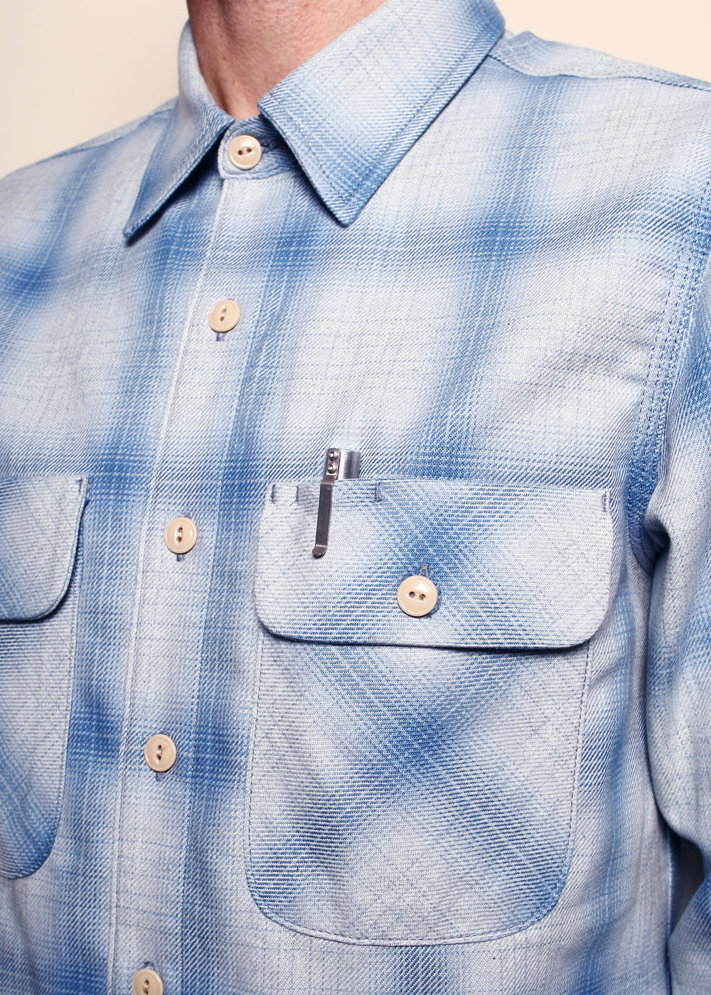 Field Shirt // Sky Blue Shadow Plaid – Rogue Territory