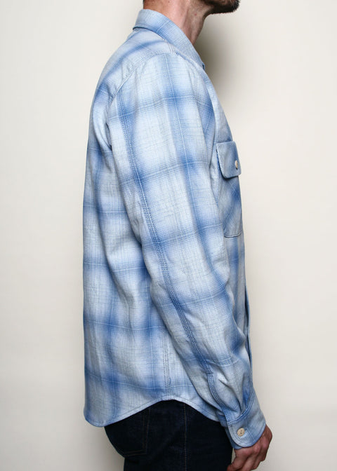 Field Shirt // Sky Blue Shadow Plaid