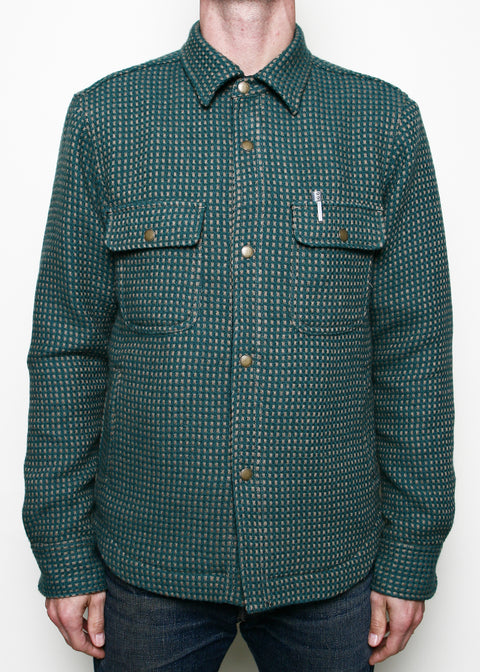 Field Shirt // Wool Dot Green