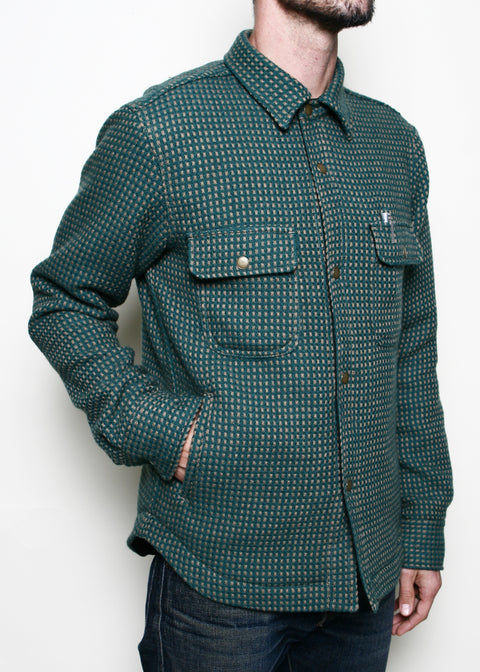 Field Shirt // Wool Dot Green