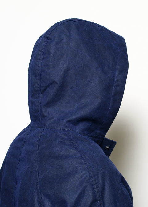  Hooded Ridgeline Jacket // Waxed Navy