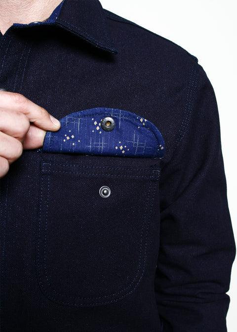 Service Shirt // 15oz Indigo Selvedge Canvas