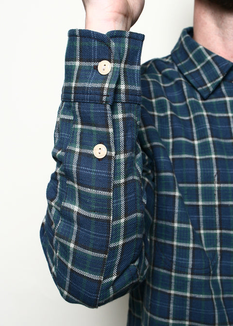 Jumper Shirt // Vintage Slub Plaid