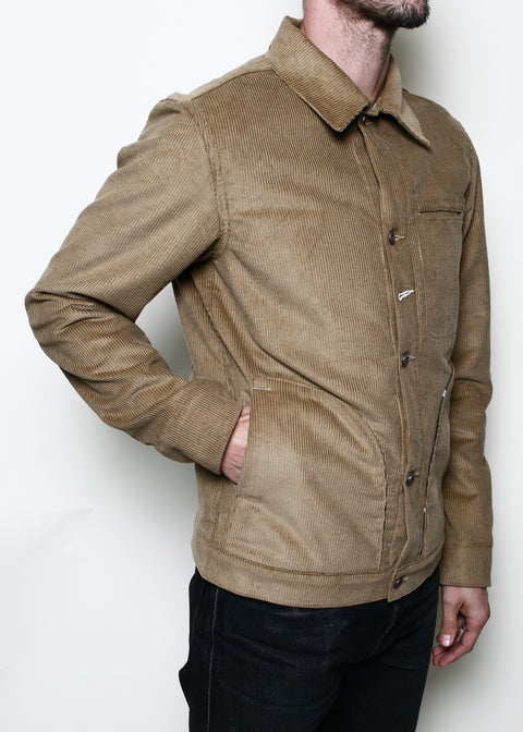 Supply Jacket // Lined Tan Corduroy