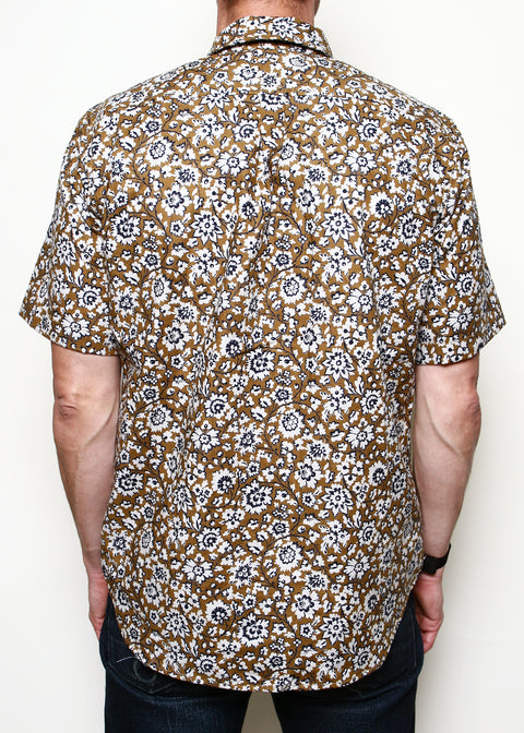 Maker Shirt // Gold Floral
