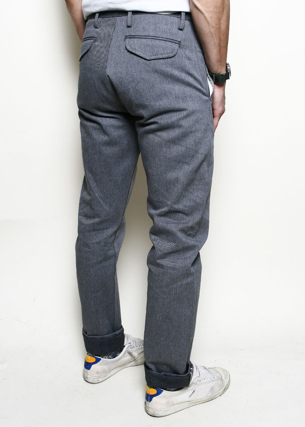 anytee Officer Pants Military Gray Lサイズ