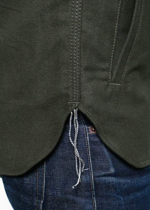 Service Shirt // Olive Flannel