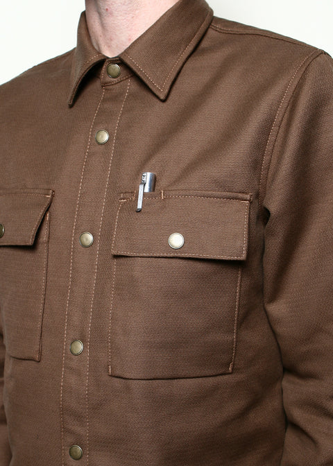  Oxford Overshirt // Brushed Brown