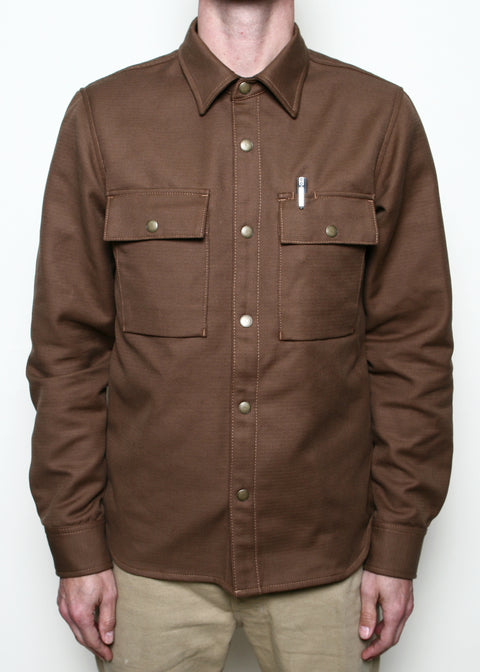 Oxford Overshirt // Brushed Brown