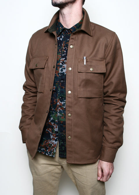  Oxford Overshirt // Brushed Brown