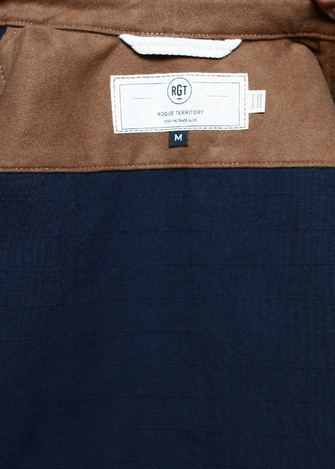 Oxford Overshirt // Navy Nylon Grid