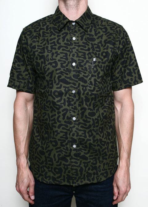 Oxford Shirt // Alphabet Camo Olive