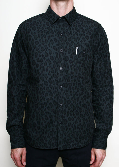 Oxford Shirt // Dark Cheetah Camo