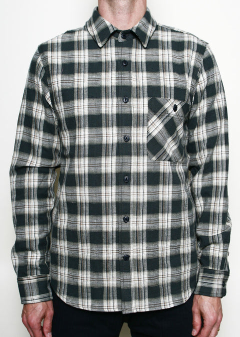 Oxford Shirt // Grey Herringbone Plaid