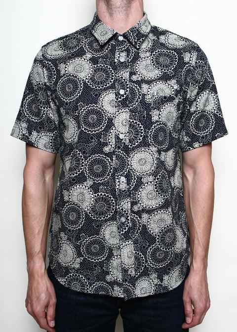 Oxford Shirt // Indigo Medallion