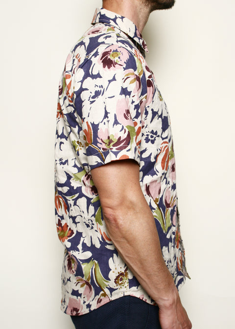 Oxford Shirt // Plum Floral