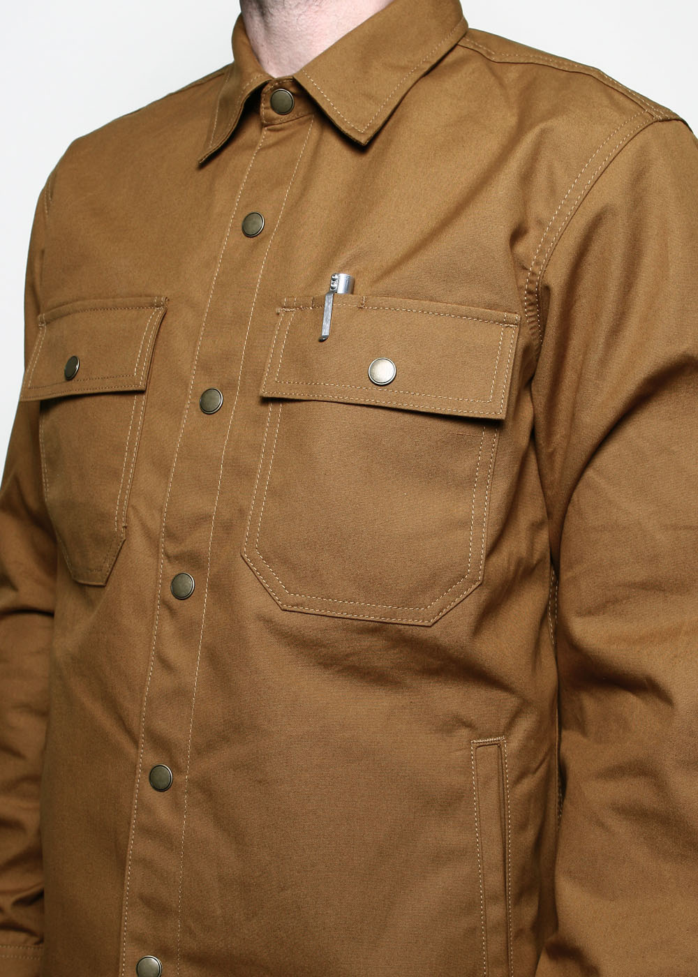 Patrol Shirt // Dry Wax Canvas Gold – Rogue Territory
