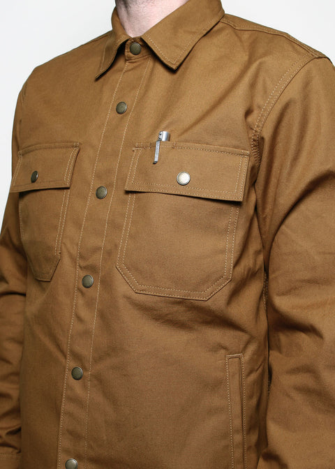 Patrol Shirt // Dry Wax Canvas Gold