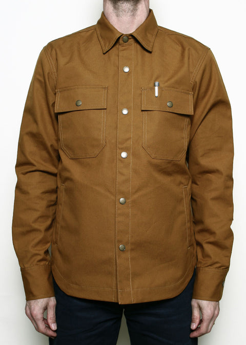 Patrol Shirt // Dry Wax Canvas Gold