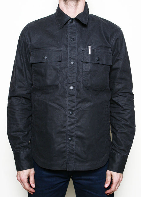 Patrol Shirt // Grey Waxed Canvas