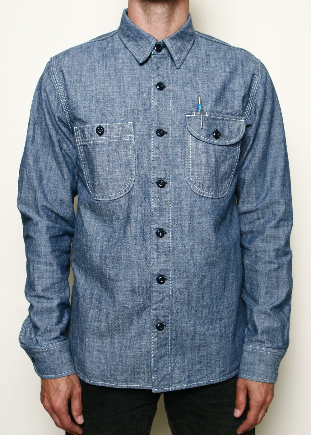 Work Shirt // Rinsed Chambray – Rogue Territory