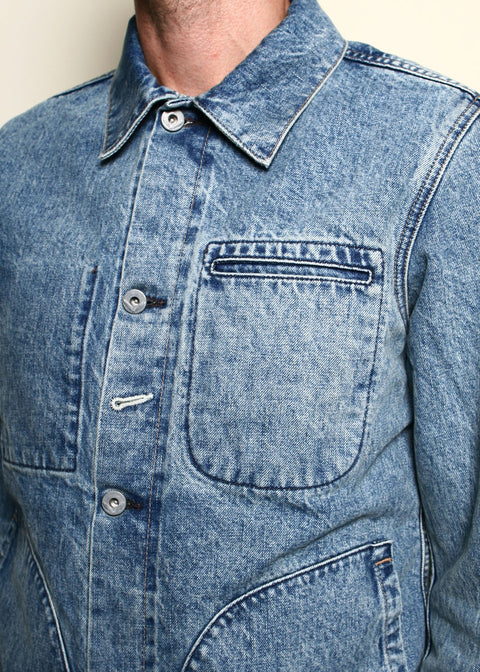 Supply Jacket // River Wash Indigo