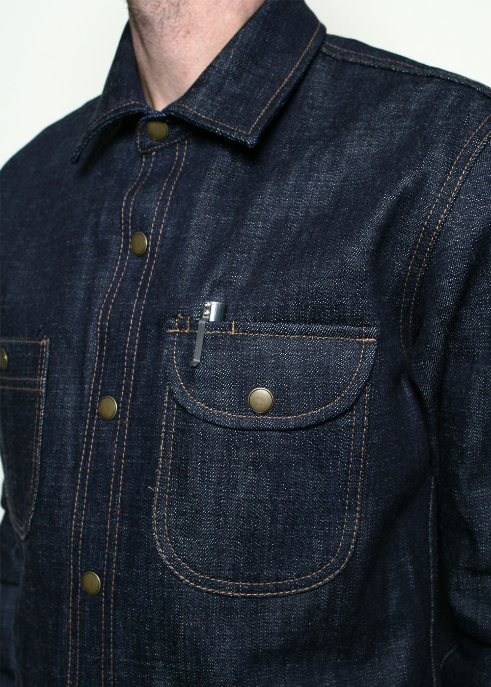 Shirring Jersey Jacquard High Neck Top - grey - Mame Kurogouchi