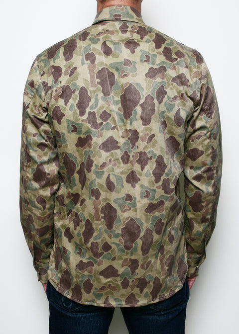 Service Shirt // Frog Camo Selvedge