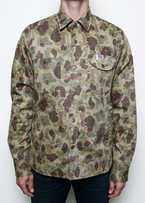 Service Shirt // Frog Camo Selvedge