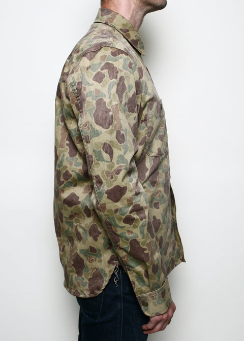 Service Shirt // Frog Camo Selvedge
