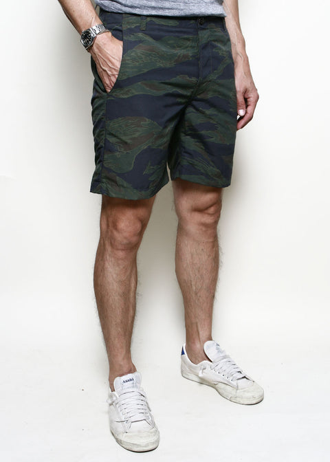 Fatigue Shorts // Tiger Camo Green