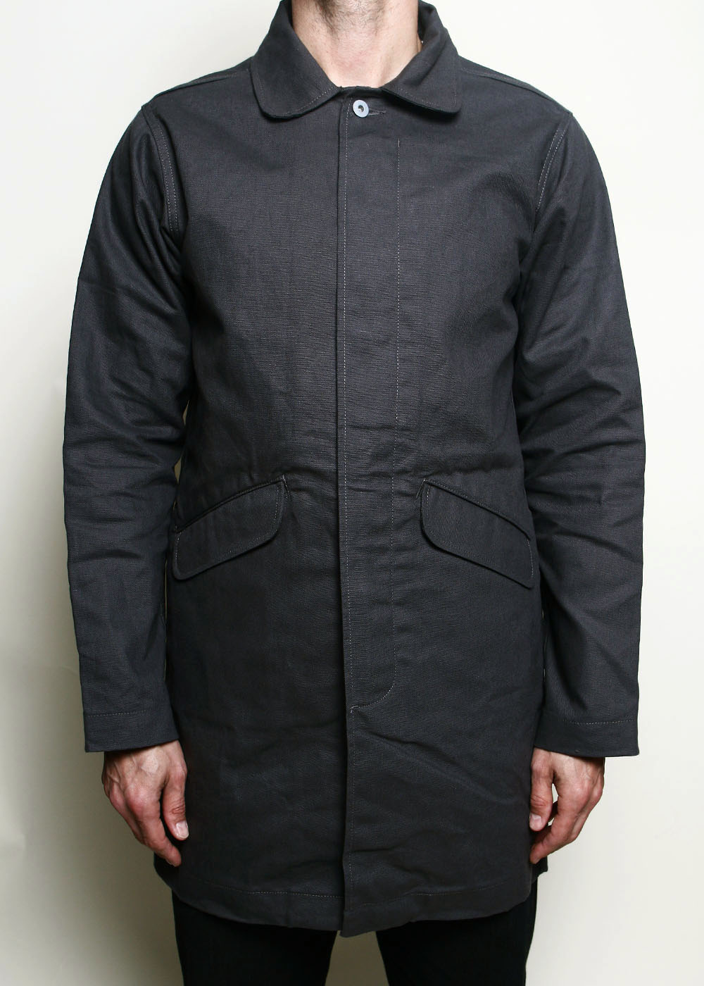 Trench Coat // Grey Dry Wax Canvas – Rogue Territory