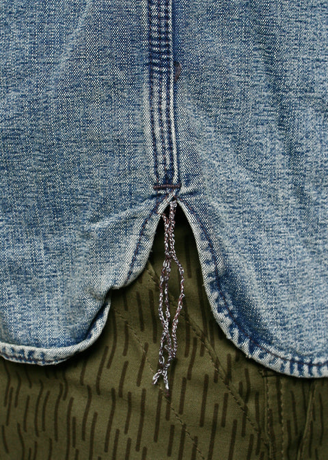 Work Shirt // Washed Out Indigo Selvedge Canvas